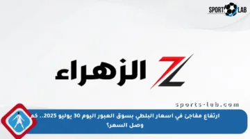 ارتفاع مفاجئ في أسعار البلطي بسوق العبور اليوم 30 يوليو 2025.. كم وصل السعر؟